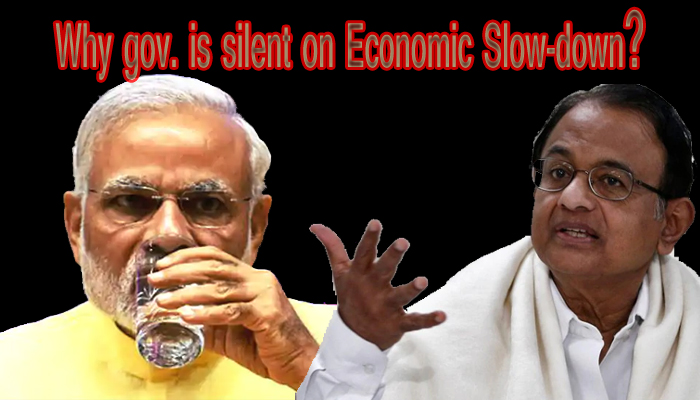 Chidambaram targets PM Modi for his unusual silence on economic slow-down