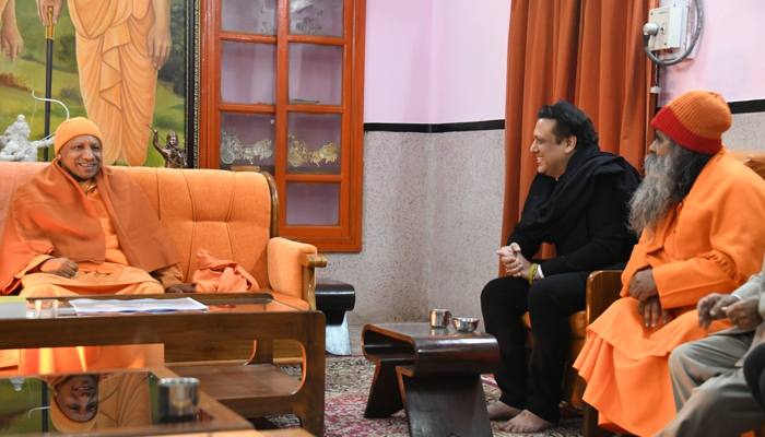 Bollywood actor Govinda meet Uttar Pradesh CM Yogi Adityanath