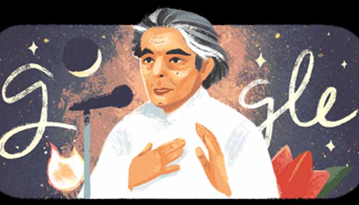 Google celebrates famous poet Kaifi Azmis 101st birthday with doodle