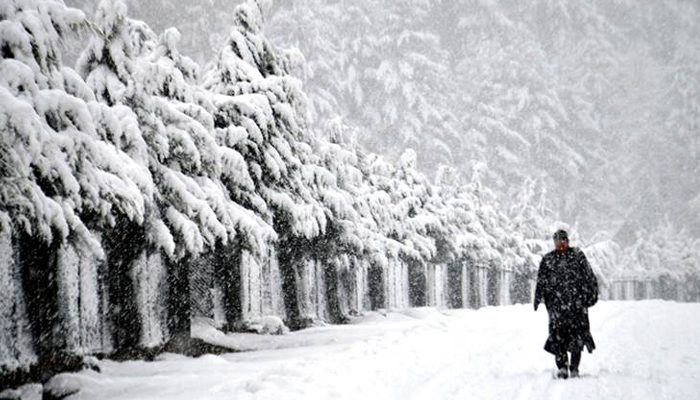 Intense cold conditions in Kashmir Valley