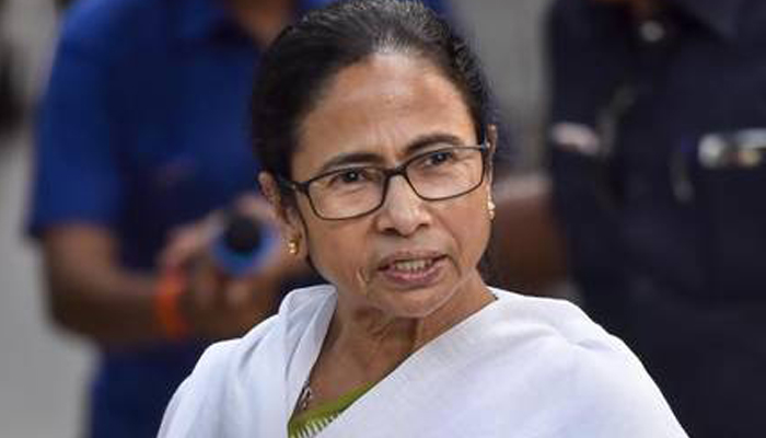 Mamata Banerjee wields paintbrush to protest against CAA, NRC