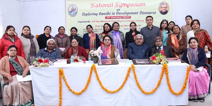 National Symposium on Exploring Gandhi in Development Discourse organised in Lucknow