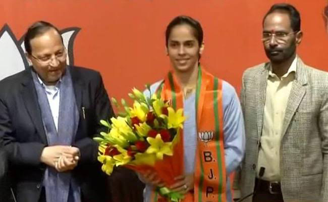 Badminton Star Saina Nehwal joins BJP