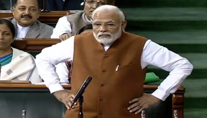 PM Modi attacks Congress, says opposition trying to divide India
