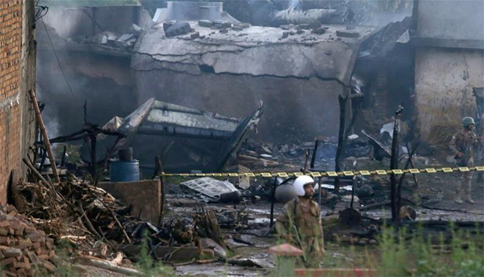 Pakistani Mirage aircraft crashed on routine training 