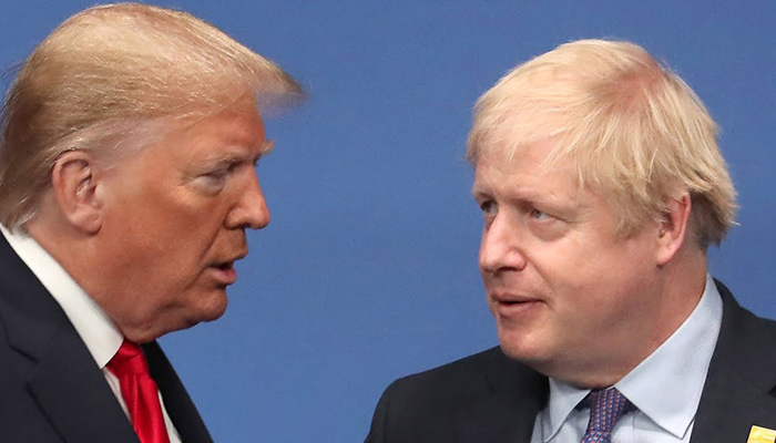 British PM Johnson speaks to Trump after coronavirus diagnosis