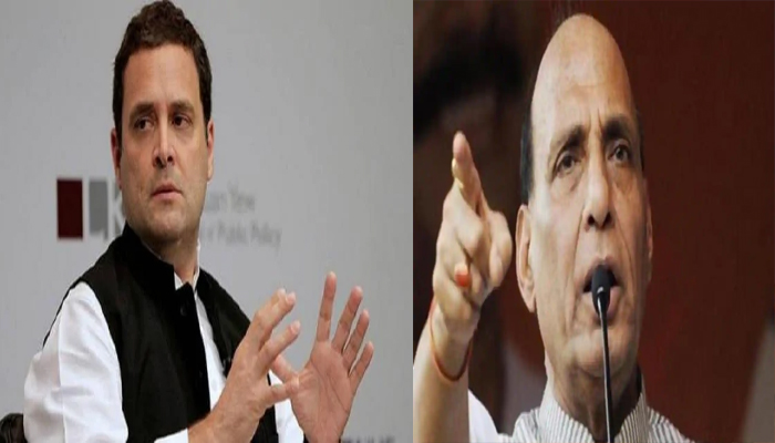 Rahul asks direct question to Rajnath Singh on Indo-China border