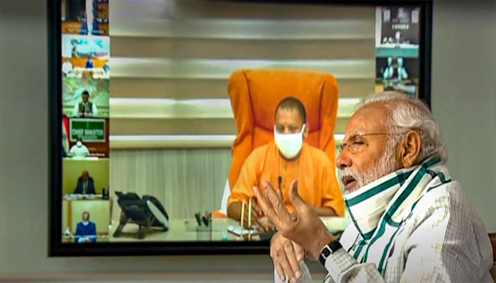 CM Yogi informs PM Modi about Corona situation in State