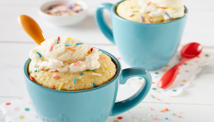 Tonight, Try this basic vanilla mug cake