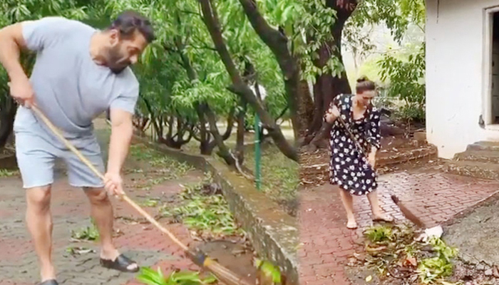 Salman Khan cleans his farmhouse to mark Environment Day