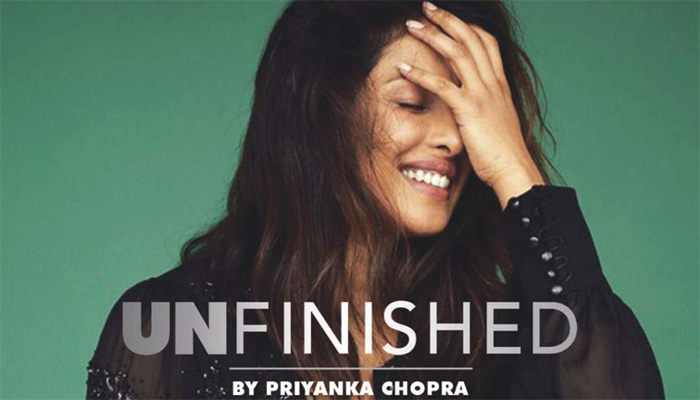 Priyanka Chopra Finishes Writing Her Memoir Unfinished
