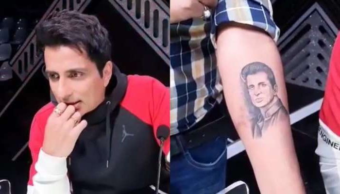 Heres How Sonu Sood Reacted when his Fan Gets tattooed actor’s face & name