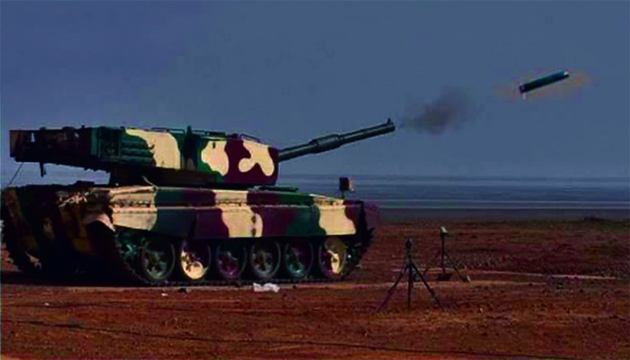 DRDO proudly test fires Laser-Guided Anti Tank missile from MBT ARJUN