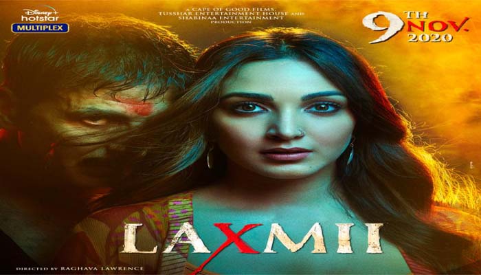 New Spooky poster of the Horror comedy Laxmii Out Today!