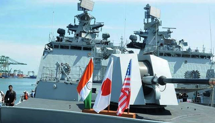 China takes note of Australia joining Malabar naval drills