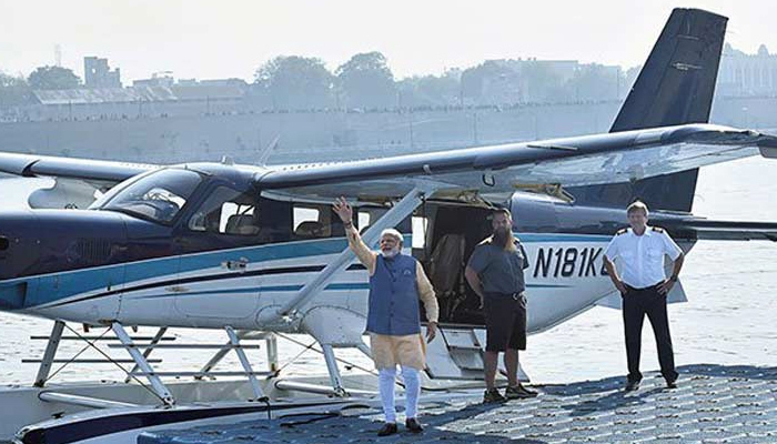 PM Modi launches seaplane service in Gujarat