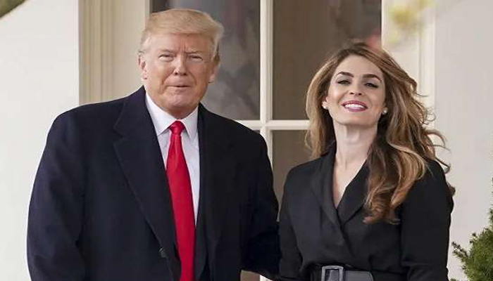 Hope Hicks shares stage with Trump in Florida fortnight after Virus bouts
