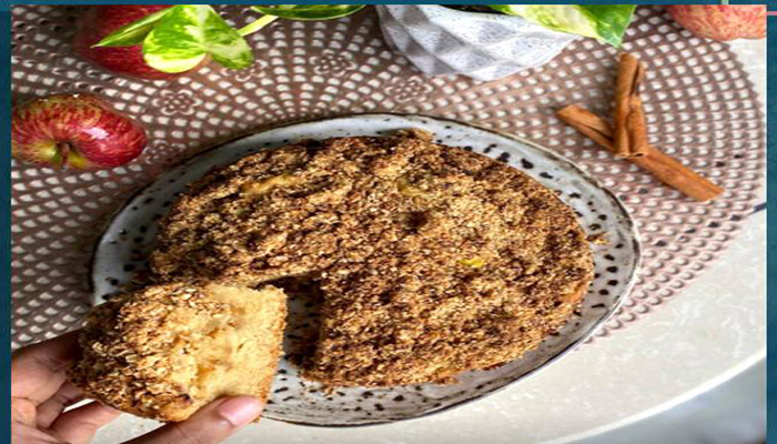 Enjoy Your Favourite IPL Match with this delicious apple crumble cake