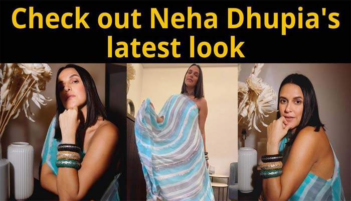 Neha Dhupia creates a storm on Internet as she aces in Uber-cool look