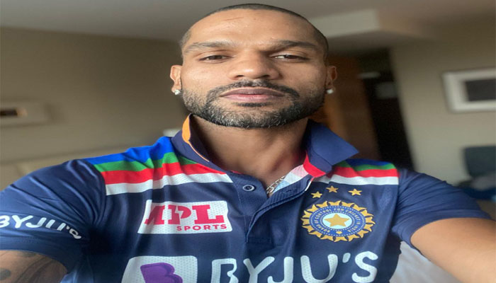 Shikhar Dhawan shares a glimpse of Team India’s new jersey