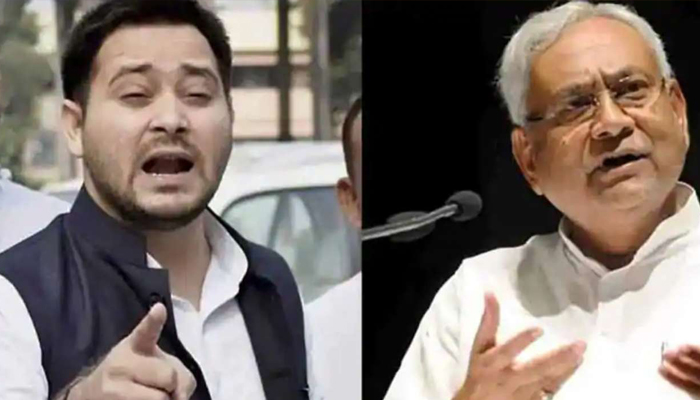 He is son of my friend thats why Im tolerating him: Nitish shouts at Tejashwi