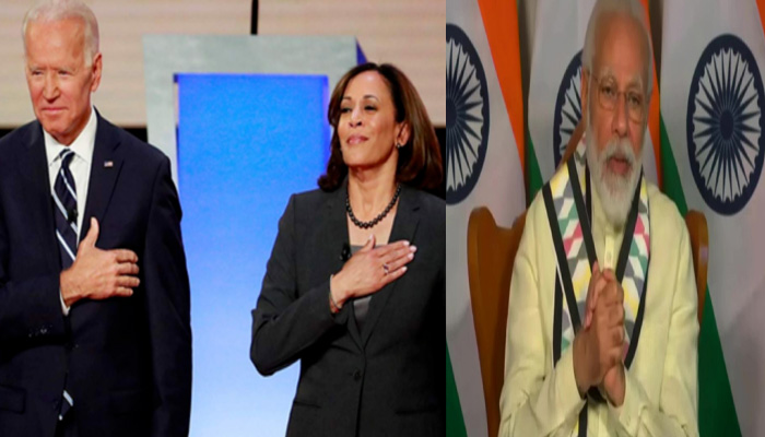 Looking forward to work together: PM Modi congratulates Biden & Kamala Harris