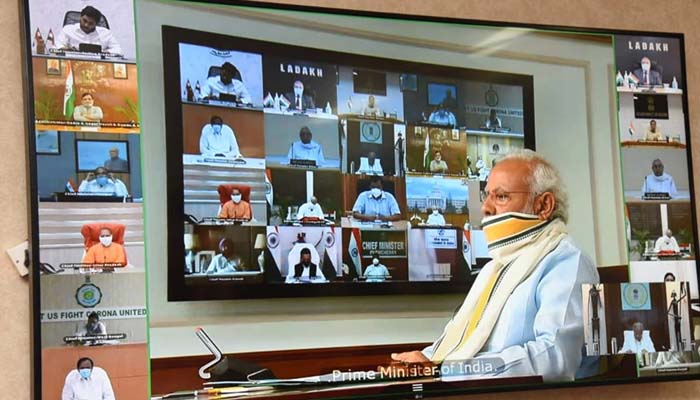 PM Modi holds virtual meeting with CMs, talks about Corona Vaccine