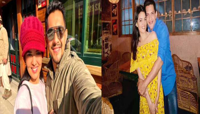 Newlyweds Aditya Narayan & Shweta Agarwal pose for honeymoon selfie in sunny Srinagar