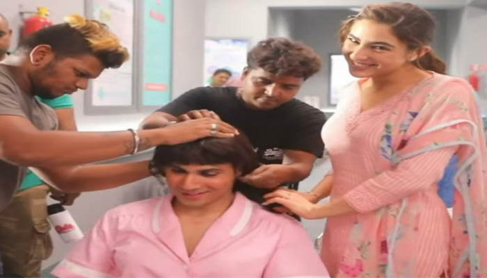 Meet the hottest nurse ever: Sara Ali Khan shares a fun BTS video with Varun Dhawan