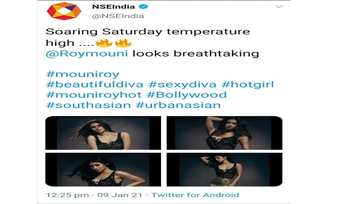 It’s raining memes after NSE India tweets pictures of Mouni Roy