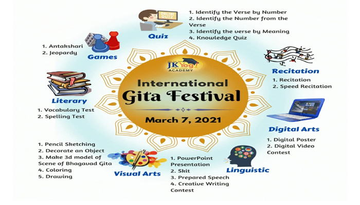 International Gita Festival on 7th March, attracts Global Participation