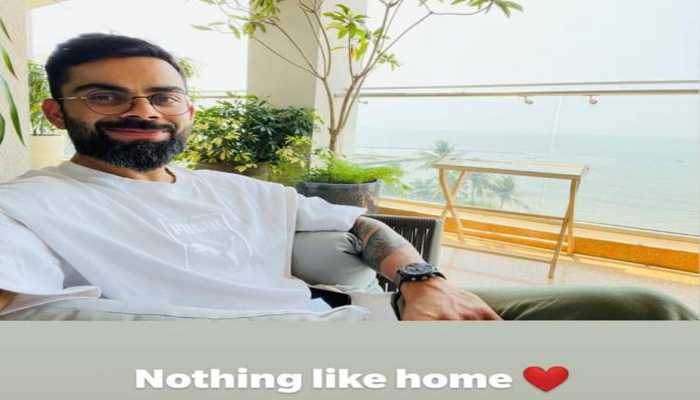 Virat Kohli says nothing like home as he returns to Mumbai with Anushka Sharma and daughter Vamika