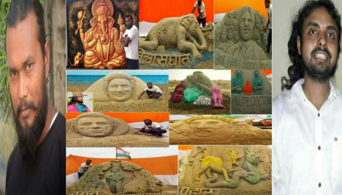 Mathematics Guru RK Srivastava calls Sand Artist Ashok as Pride of Bihar; heres why