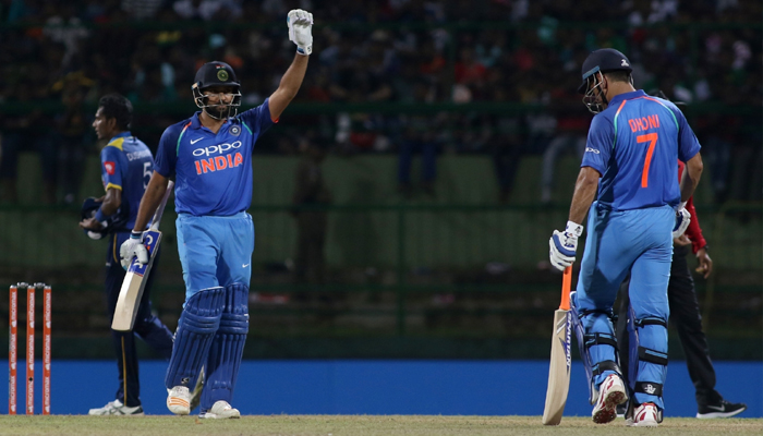 SL vs Ind: Rohit, Dhoni guide India to series-clinching victory