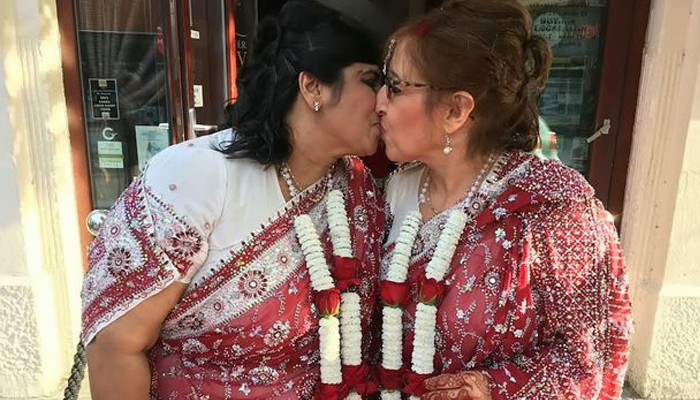 Britains first interfaith marriage: Lesbian Hindu, Jewish women wed