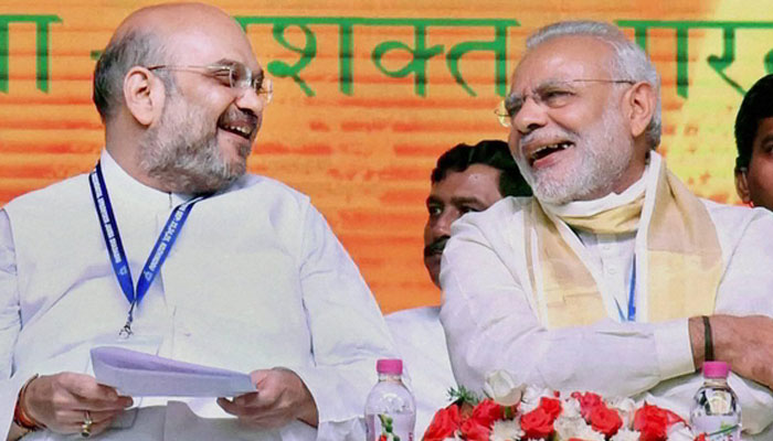 Shah turns sarcastic on RaGa, says may he continues leading Congress
