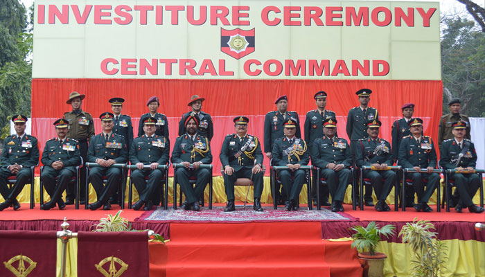 Investiture ceremony of Central Command in Uttarakhand