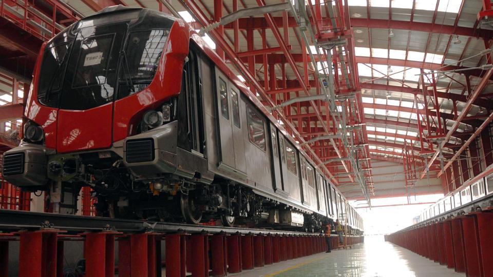 Lucknow Metro receives seventh set of Metro train