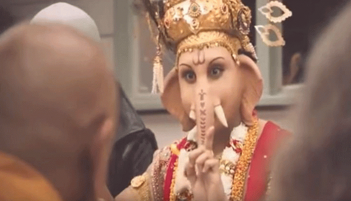 Ad-film depicting Lord Ganesha eating lamb sparks controversy