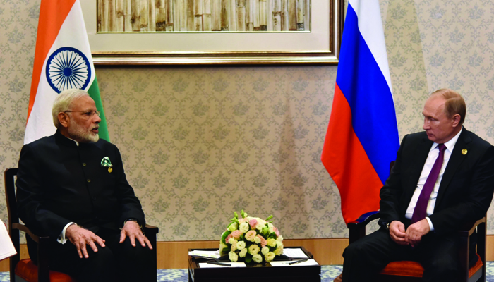 Modi, Putin hold bilateral talks on sidelines of BRICS summit