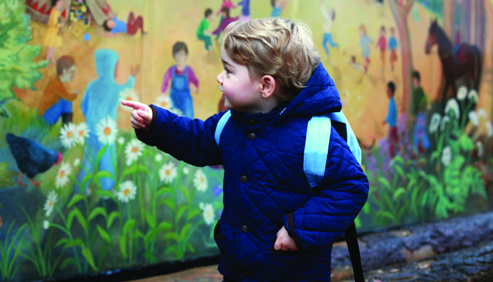Prince George begins his schooling journey | Photos