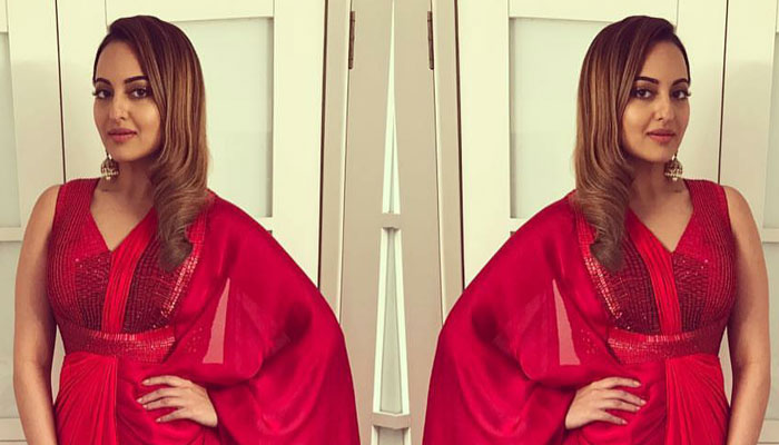 Sonakshi Sinha gleams in Mohit Rais red hot style!