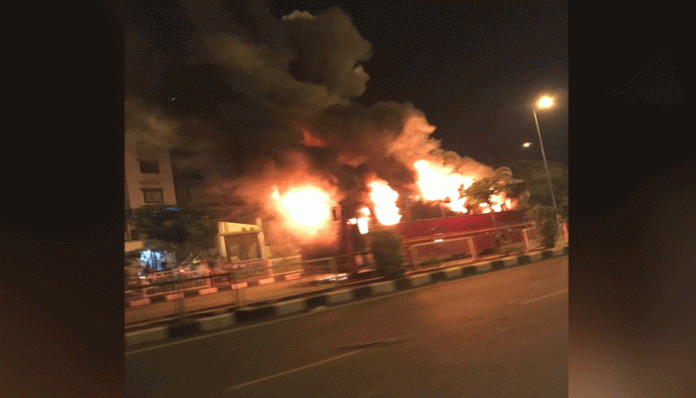 Tension grips Surat as Patidar youths set two buses on fire