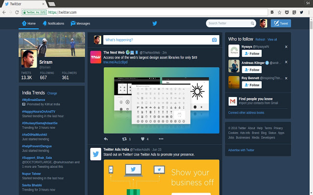 Twitter brings its dark Night Mode theme to desktop