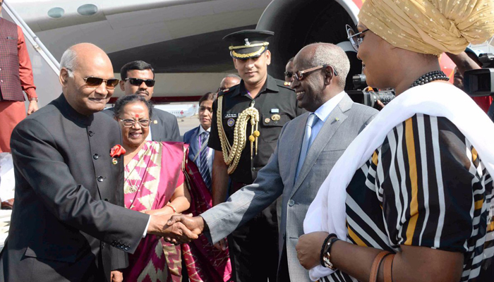 President Kovind reaches Djibouti City on first foreign trip