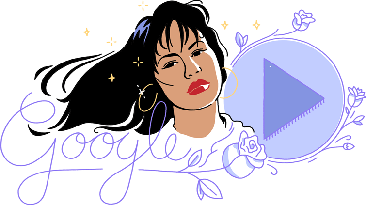 Google Doodle celebrates iconic singer Selena Quintanilla
