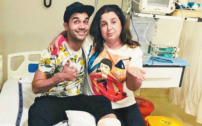 Rajkummar Rao fractures leg on TV reality show