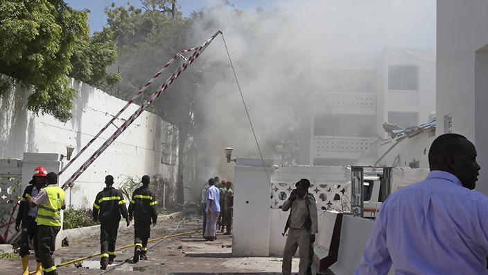 At least 25 killed, 30 injured in Somalia hotel attack