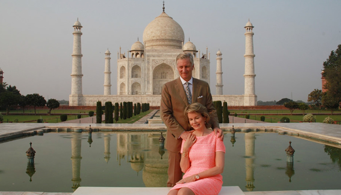 Belgian King Philippe, Queen Mathilde visit Taj Mahal