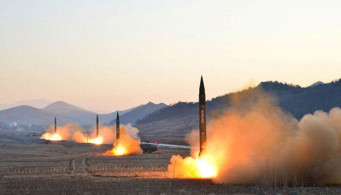 North Korea fires ballistic missile into Japanese waters